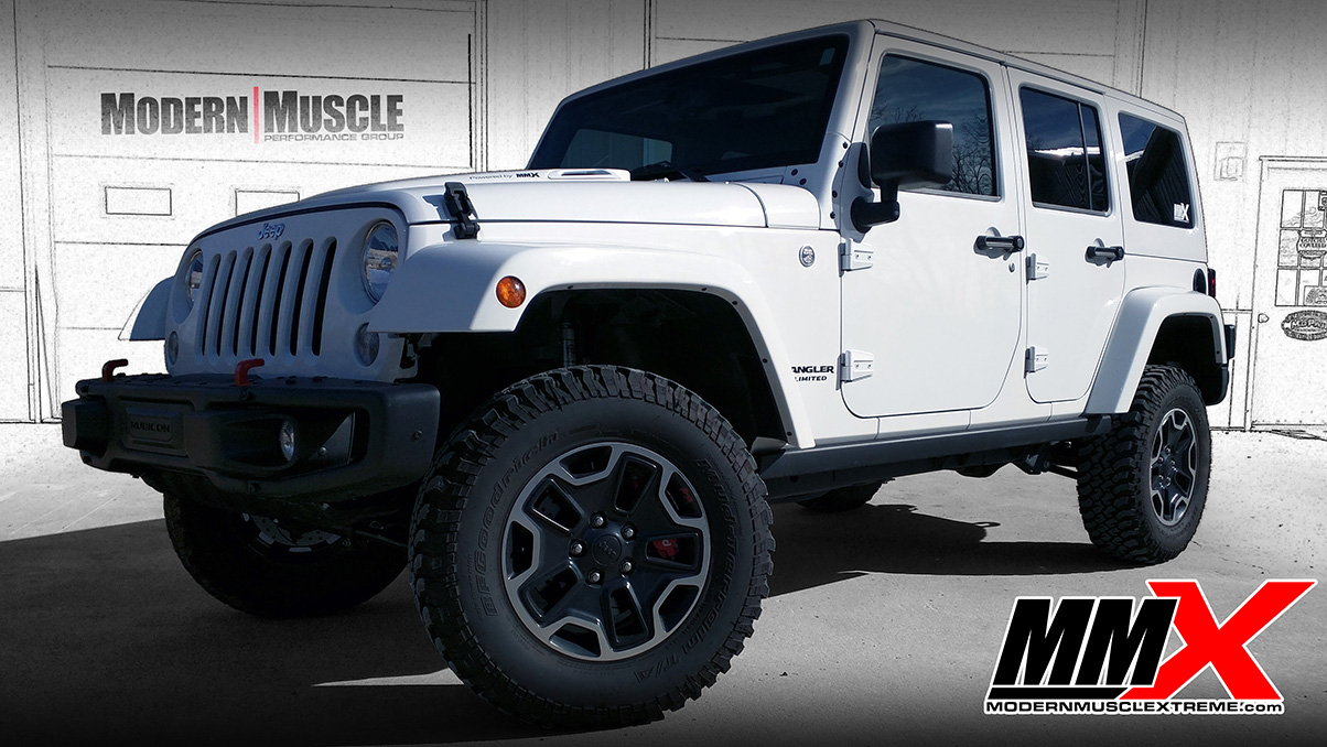 2015 Jeep Wrangler JK 6.4L Big Gas HEMI Build and Edelbrock Supercharged by MMX4x4 / Modern Muscle Xtreme
