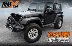 2009 Jeep Wrangler JK 392 HEMI 8HP75 Transmission Conversion by MMX4x4